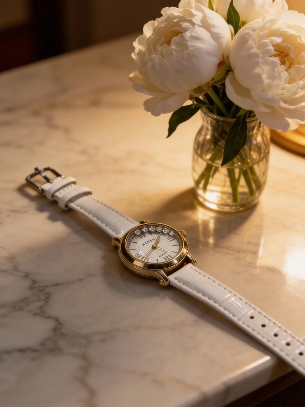 Chopard Styling Ladies Floating Diamonds 25mm Wristwatch